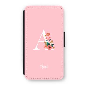 Pink Bouquet: iPhone XS Flip Hoesje