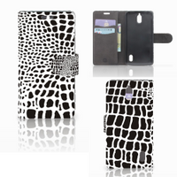 Huawei Y625 Telefoonhoesje met Pasjes Slangenprint - thumbnail