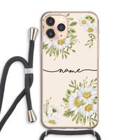 Daisies: iPhone 11 Pro Max Transparant Hoesje met koord
