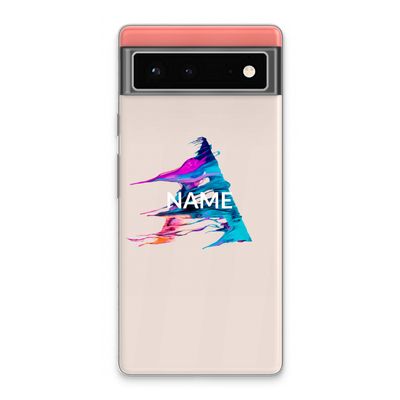 Abstract Spectrum: Google Pixel 6 Transparant Hoesje