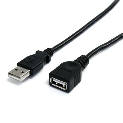 USB-kabel Startech USBEXTAA3BK USB A Zwart