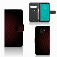 Samsung Galaxy J6 2018 | Telefoon Hoesje | Geruit Rood