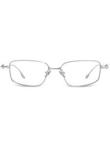 Gentle Monster lunettes de vue rectangulaires Atomic 02B - Argent