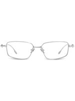 Gentle Monster lunettes de vue rectangulaires Atomic 02B - Argent