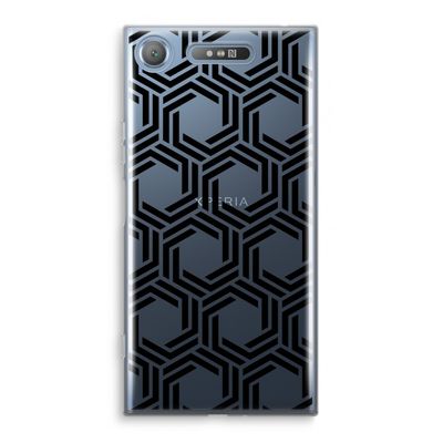 Geometrisch patroon: Sony Xperia XZ1 Transparant Hoesje