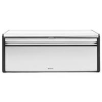 Brabantia Matte Steel Fall Front Bread Box Rechthoekig Roestvrijstaal 1 stuk(s) - thumbnail