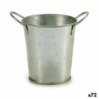 Kubus Zilverkleurig Zink 16 x 12 x 11 cm (72 Stuks)
