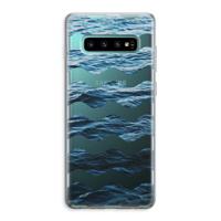 Oceaan: Samsung Galaxy S10 Plus Transparant Hoesje