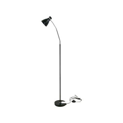 Vloerlamp - staand - zwart - 140 cm - leeslamp / sfeerverlichting