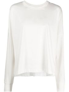 Studio Nicholson t-shirt en coton à manches longues - Blanc