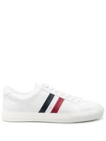 Moncler baskets New Monaco à bandes contrastantes - Blanc - thumbnail