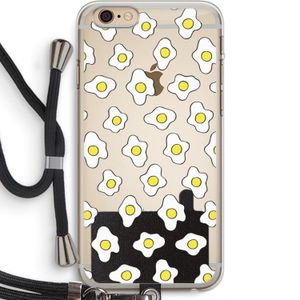 Spiegeleitjes: iPhone 6 PLUS / 6S PLUS Transparant Hoesje met koord