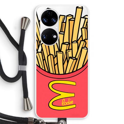 McElodie: Huawei P50 Transparant Hoesje met koord