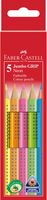 Faber-Castell Jumbo GRIP Blauw, Groen, Oranje, Roze, Geel 5 stuk(s) - thumbnail