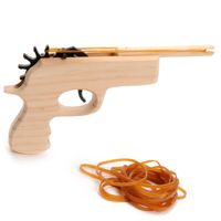 Playwood Houten pistool met elastiek