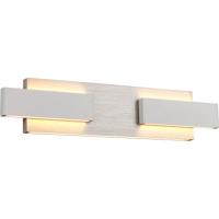 LED Wandlamp - Musterring Rivera - 1 Lichtpunt van 25 Watt - Dimbaar - Aanpasbare Lichtkleur - Geheugenfunctie - Nachtlamp - Up-and-down Verlichting - Afstandsbediening - Mat Nikkel - Metaal