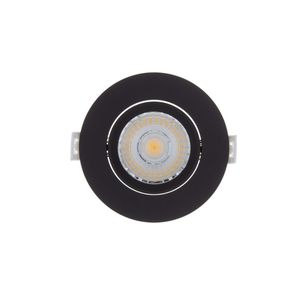 Inbouw LED-spot 4 Stuks Sanimex Njoy IP44 Dimbaar 6W 430 Lumen Zwart