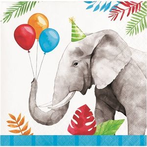 Servetten Party Animals Olifant (16st)