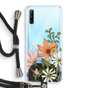 Floral bouquet: Huawei P Smart Pro Transparant Hoesje met koord