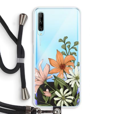 Floral bouquet: Huawei P Smart Pro Transparant Hoesje met koord