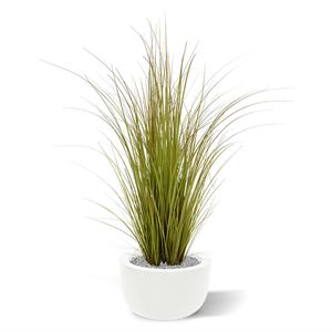 Kunst Grasplant 100cm - bruin/groen