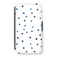Blauwe stippen: iPhone 11 Pro Flip Hoesje