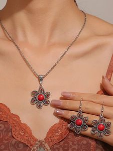 Ethnic Bohemian Necklace And Earrings Set