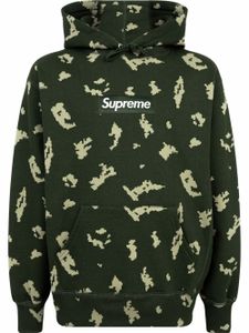 Supreme hoodie à patch logo - Vert