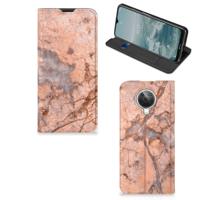 Nokia G10 | G20 | Standcase | Marmer Oranje