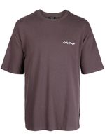 FIVE CM t-shirt en coton à broderies - Marron