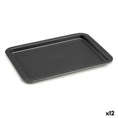 Ovenschaal Kinvara CK56483-47 CK56483-47 Grijs Metaal 25,3 x 2 x 37 cm (12 Stuks)