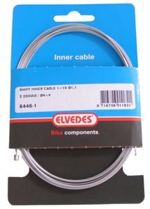 Elvedes schakel binnenkabel 2250mm verzinkt ø1,1mm / n-nippel (op kaart)