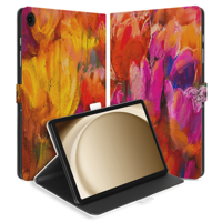 Uniek Samsung Galaxy Tab A9 Plus Tablethoesje Tulpen Design | B2C Telecom - thumbnail