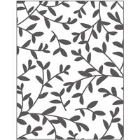 Creativ Company Embossing folder , twijgen, afm 11x14 cm, dikte 2 mm, 1 stuk