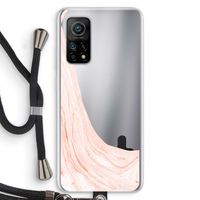 Peach bath: Xiaomi Mi 10T 5G Transparant Hoesje met koord