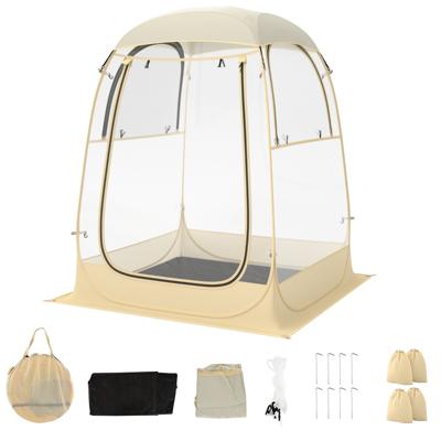 Transparante Tent Pop-up Tent met Weerbestendig Dak PVC-Tent Bubbeltent met Draagtas en Vloermat voor Sportevenementen Kamperen