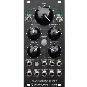 Erica Synths Black Stereo Reverb eurorack module