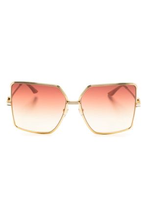 Casablanca lunettes de soleil à monture oversize - Or