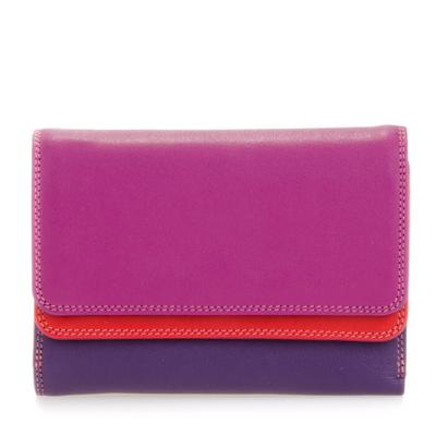 Mywalit Portemonnee Double Flap Purse/Wallet Sangria