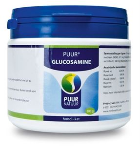 PUUR GLUCOSAMINE VOOR DE HOND EN KAT 300 GR