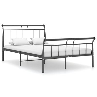 Bedframe metaal zwart 120x200 cm