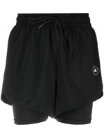 adidas by Stella McCartney short TruePurpose à design superposé - Noir - thumbnail