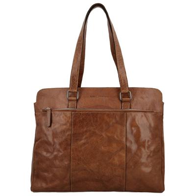 Hide & Stitches Laptoptas 15.6&apos;&apos; Westland Cognac