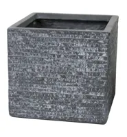 Bloempot Utah Cube Grafiet 55x55cm