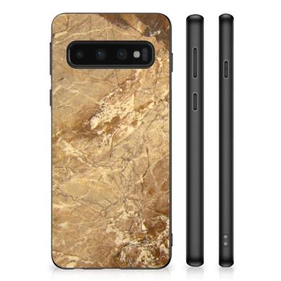 Samsung Galaxy S10 Gripcase Marmer Creme
