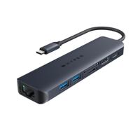 USB-HUB-C 7 Poorten Hyper HD4003G Blauw