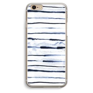 Ink Stripes: iPhone 6 / 6S Transparant Hoesje