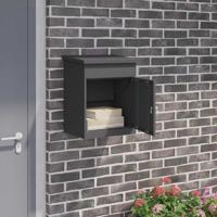 Pakket inwerp box Zwart 44 x 35 x 59 cm Staal