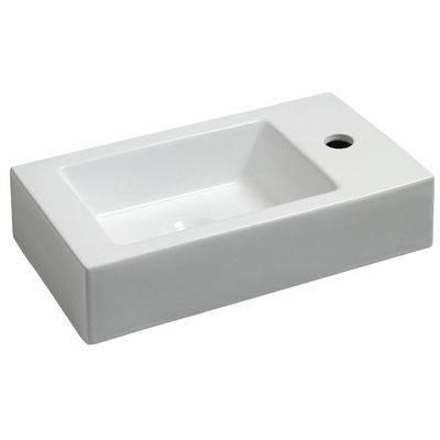 BWS Fontein Blong 46x26x11cm Wit (kraangat rechts)