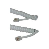 Xccess Krulsnoer RJ10 Wit